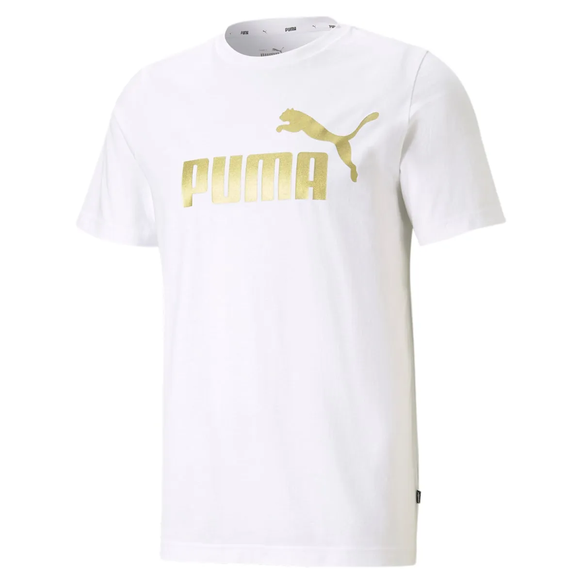 PUMA Essential Logo Execution T-Shirt 'White' 586758-02 sold by KicksCrew