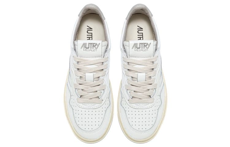 (WMNS) Autry Medalist Leather Low 'White Grey' AULW-BB50 sold by KicksCrew product image thumbnail 3