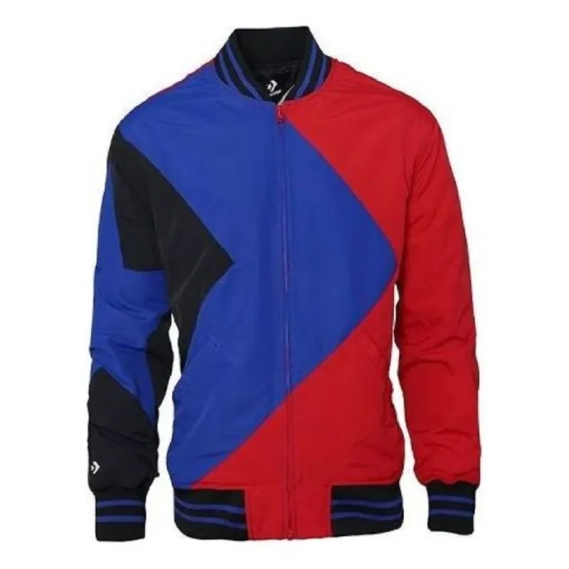 Converse Baseball Jacket 'Blue Red Black' 10008249-A02 made by Converse