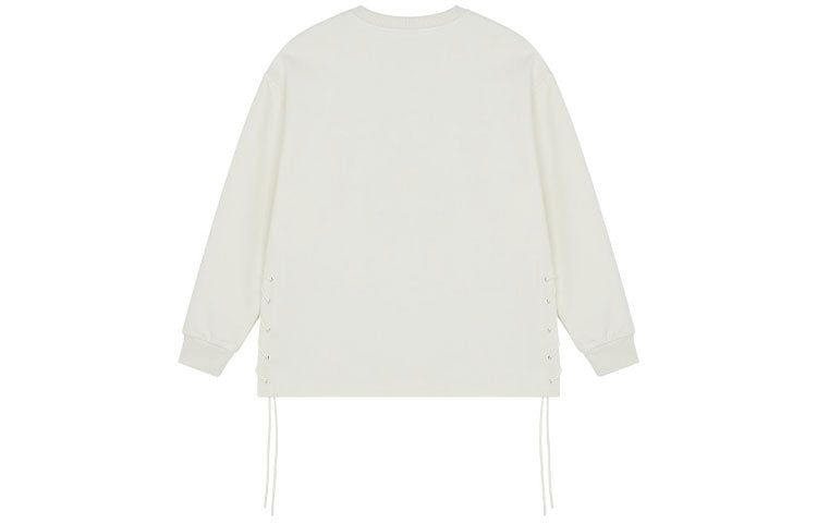 (WMNS) New Balance Lacing Details Long Sleeve Top 'White' AWT21301-IV sold by KicksCrew product image thumbnail 2
