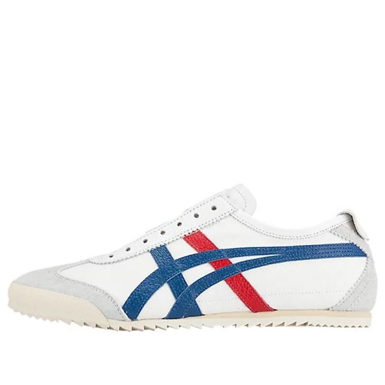 Onitsuka Tiger Mexico Slip-On Deluxe 'White Blue Red' 1182A134-100 sold by KicksCrew