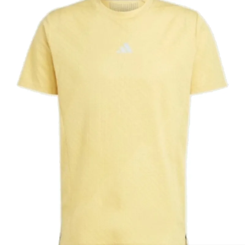 adidas Designed for Training HIIT Workout HEAT.RDY T-Shirt Asia Sizing 'Yellow' IS3706 sold by KicksCrew