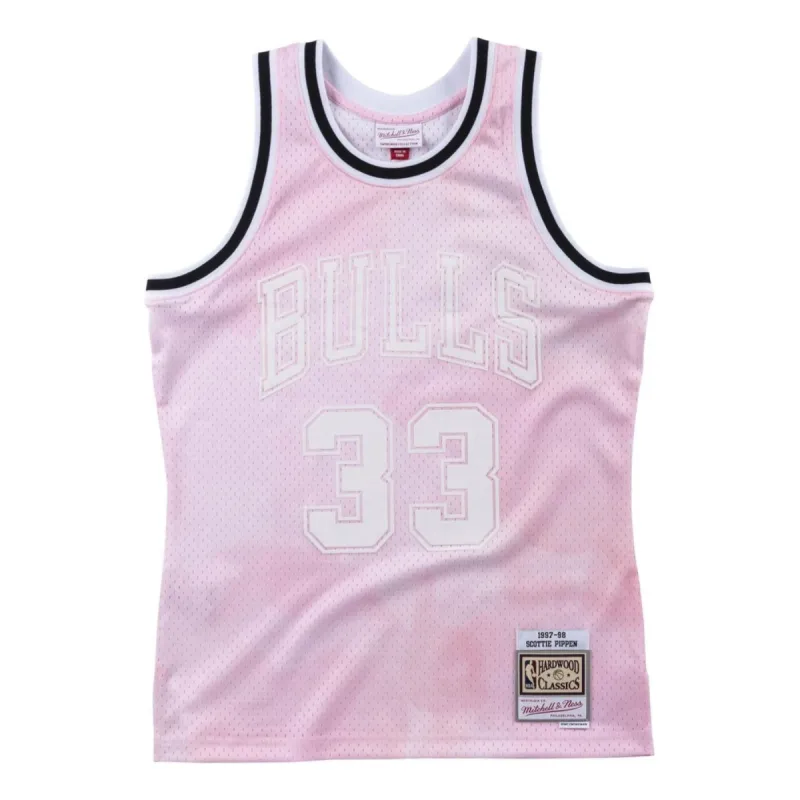 Mitchell & Ness x NBA Chicago Bulls 1997-98 Cloudy Skies Jersey 'Scottie Pippen 33' SMJYBW19061-CBULTPK97SPI sold by KicksCrew