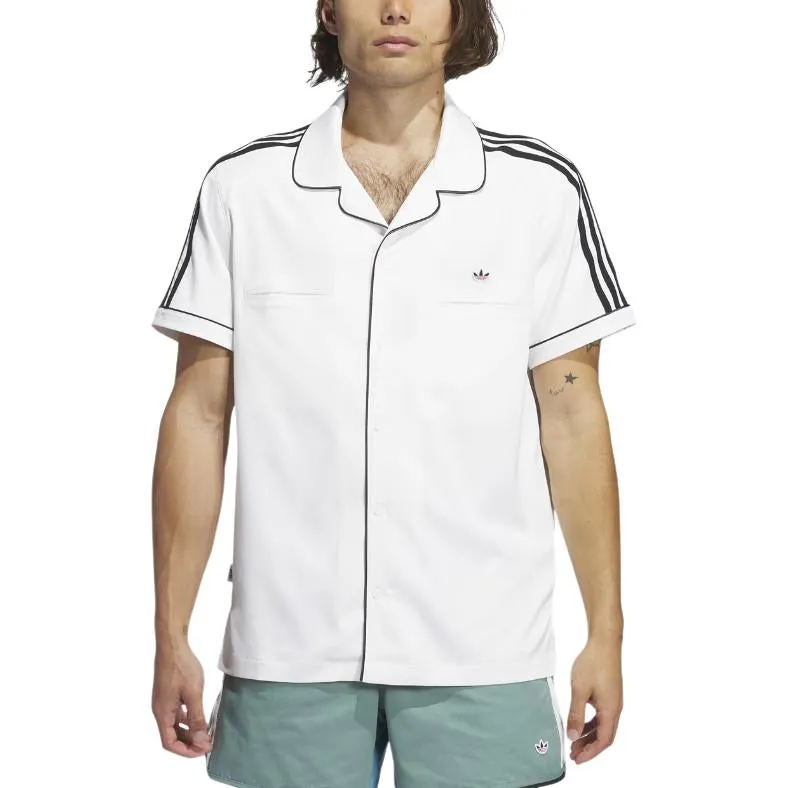 adidas x CLOT Bowling Shirt 'White' IY8685 sold by KicksCrew product image thumbnail 3