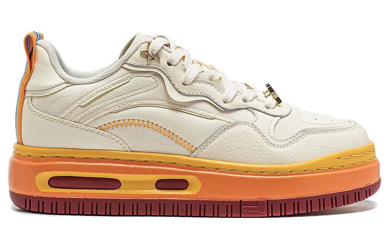 (WMNS) Li-Ning Future C1 'White Orange' AGCT500-4 sold by KicksCrew product image thumbnail 2