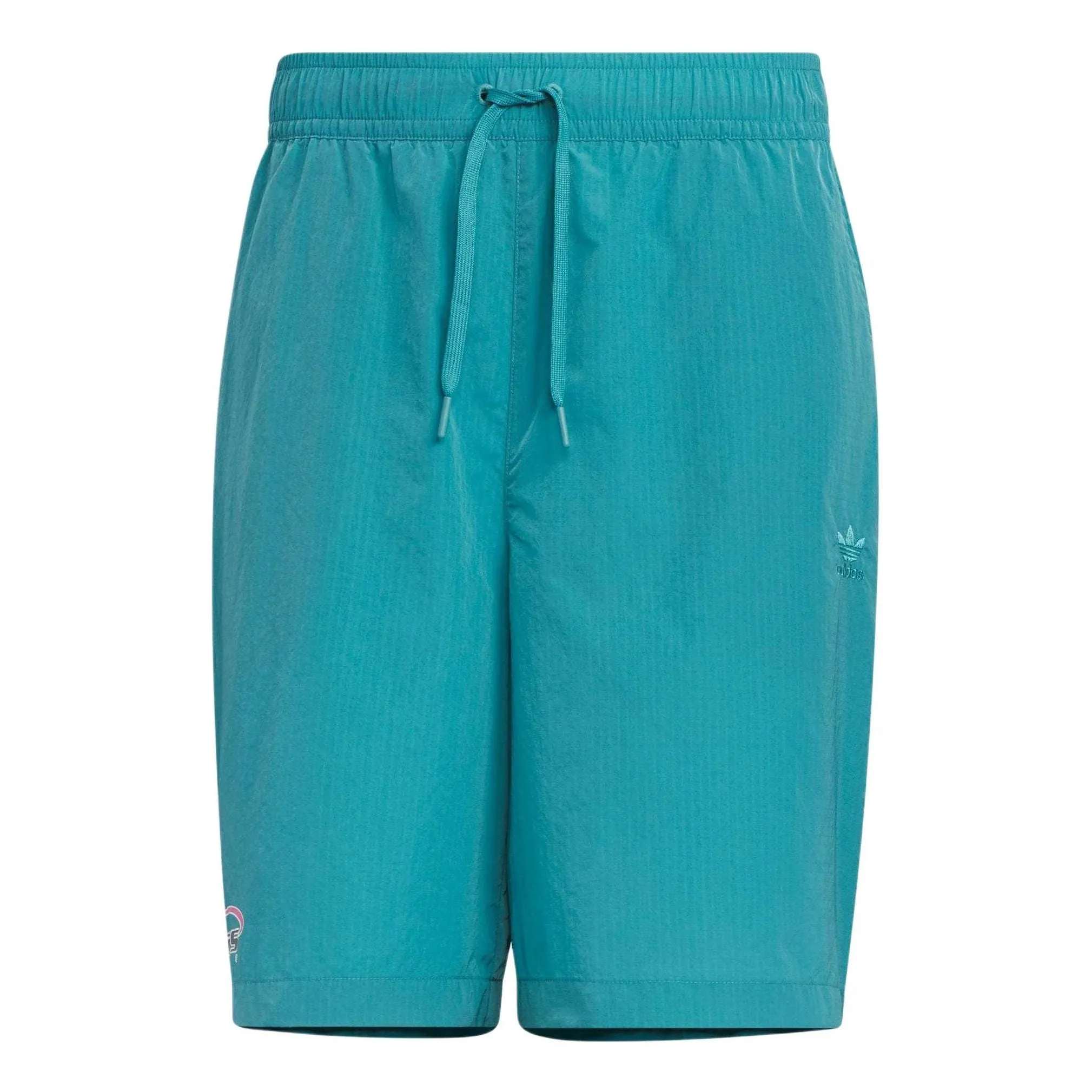 adidas originals Trefoil Logo Play Football Graphic Light Woven Shorts 'Blue' IW6313 sold by KicksCrew