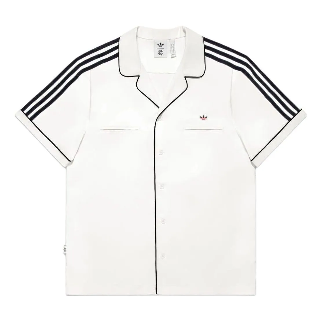adidas x CLOT Bowling Shirt 'White' IY8685 sold by KicksCrew
