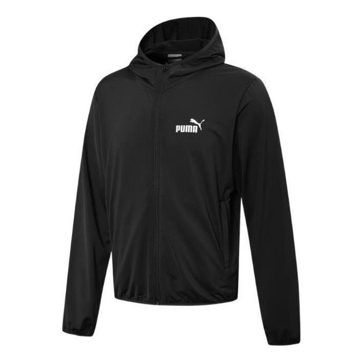 PUMA Windproof Jacket 'Black' 671926-01 sold by KicksCrew