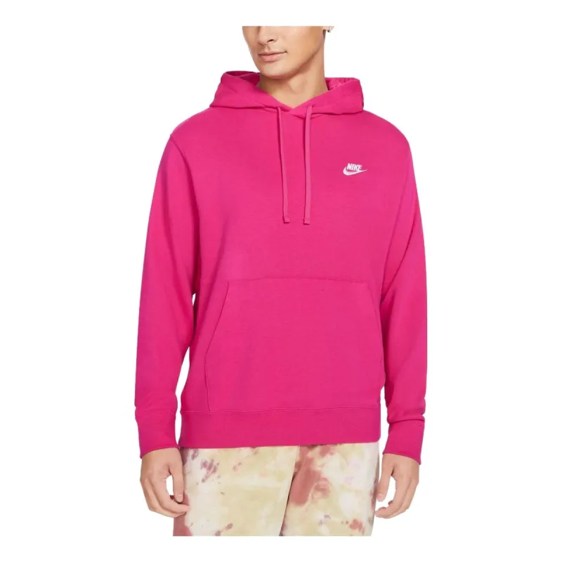 Nike Club Pullover Hoodie 'Pink White' CZ7858-615 sold by KicksCrew