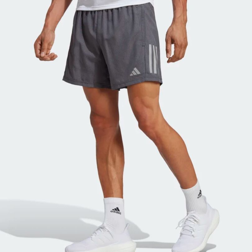 Adidas Own the Run Heather Shorts 'Grey' HR6614 sold by KicksCrew product image thumbnail 3