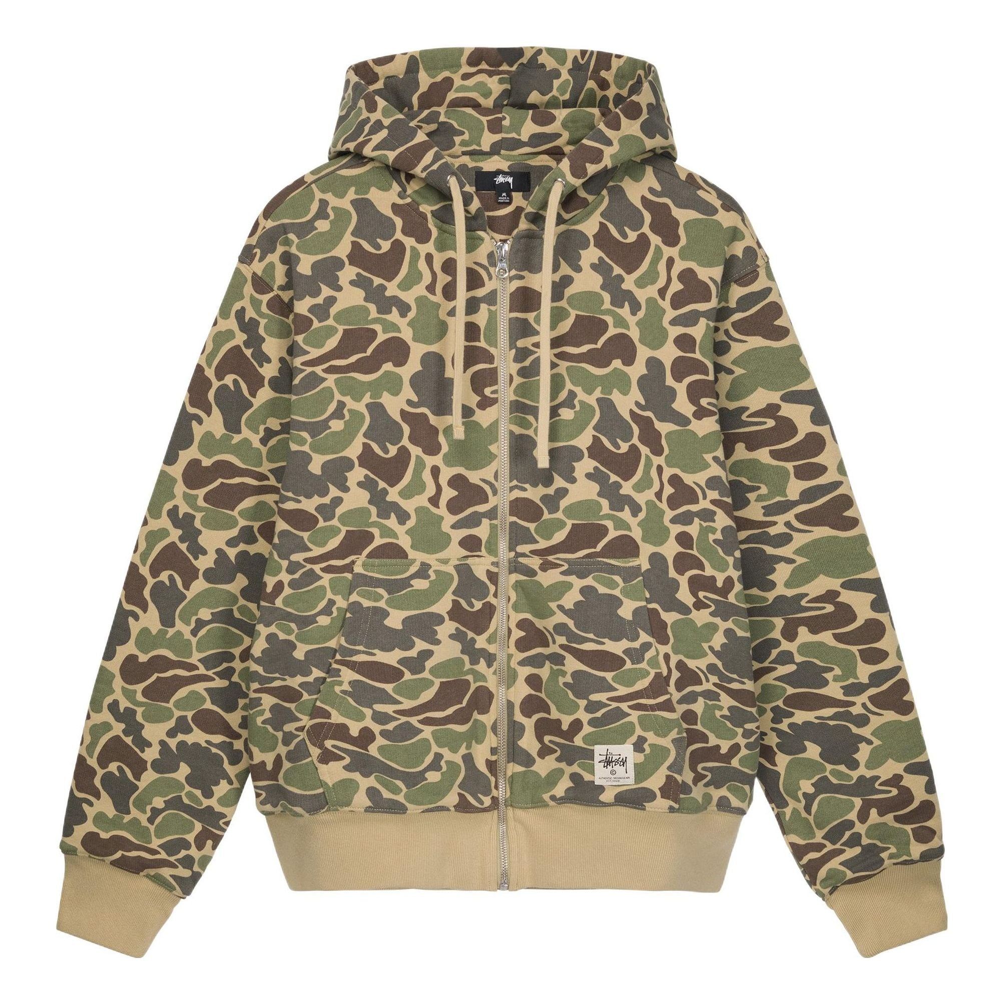 Stussy Camo Double Face Zip Hoody Jacket 'Camo' 118466 | Parallel Stussy Camo Double Face Zip Hoody Jacket 'Camo' 118466 | Parallel
