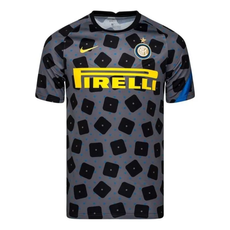 Nike 20-21 Inter Milan CL Pre-Match Training Shirt 'Grey' CK9715-022 sold by KicksCrew
