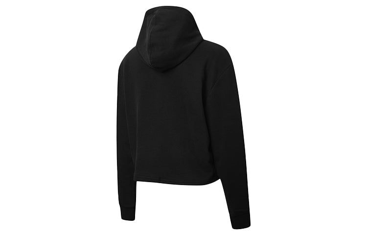 (WMNS) Puma Metallic Logo Hoodie 'Black Gold' 586356-01 sold by KicksCrew product image thumbnail 2