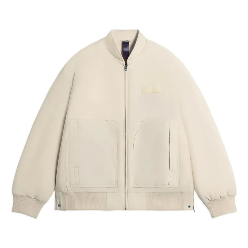 Li-Ning x Jackie Chan Kung Fu Bomber Jacket 'Beige' AYMS139-1 sold by KicksCrew