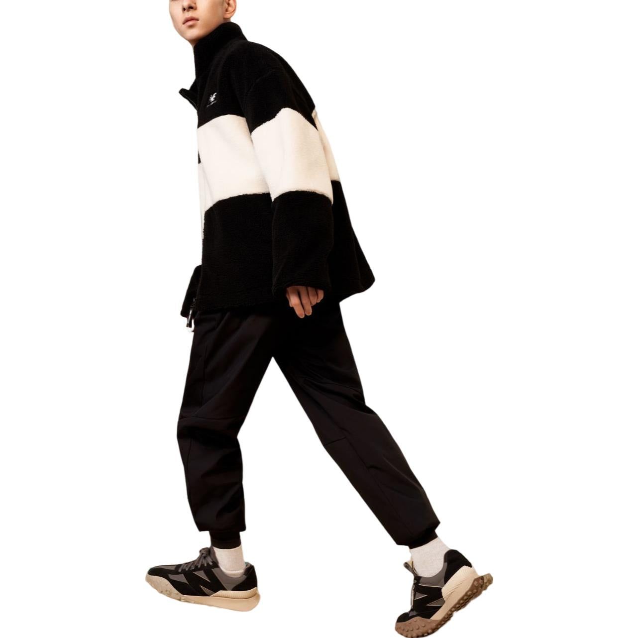 New Balance Embroidery NB Logo Hoodie 'Black' AMT41325-ACK sold by KicksCrew product image thumbnail 3