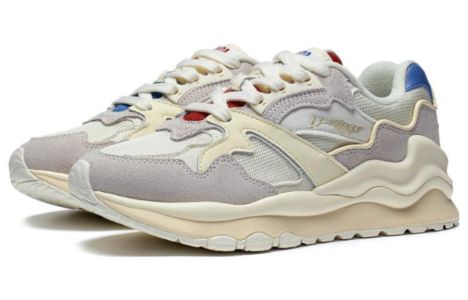 (WMNS) Li-Ning 001 Shanhai 'Cream White Grey' AZGT008-2 sold by KicksCrew