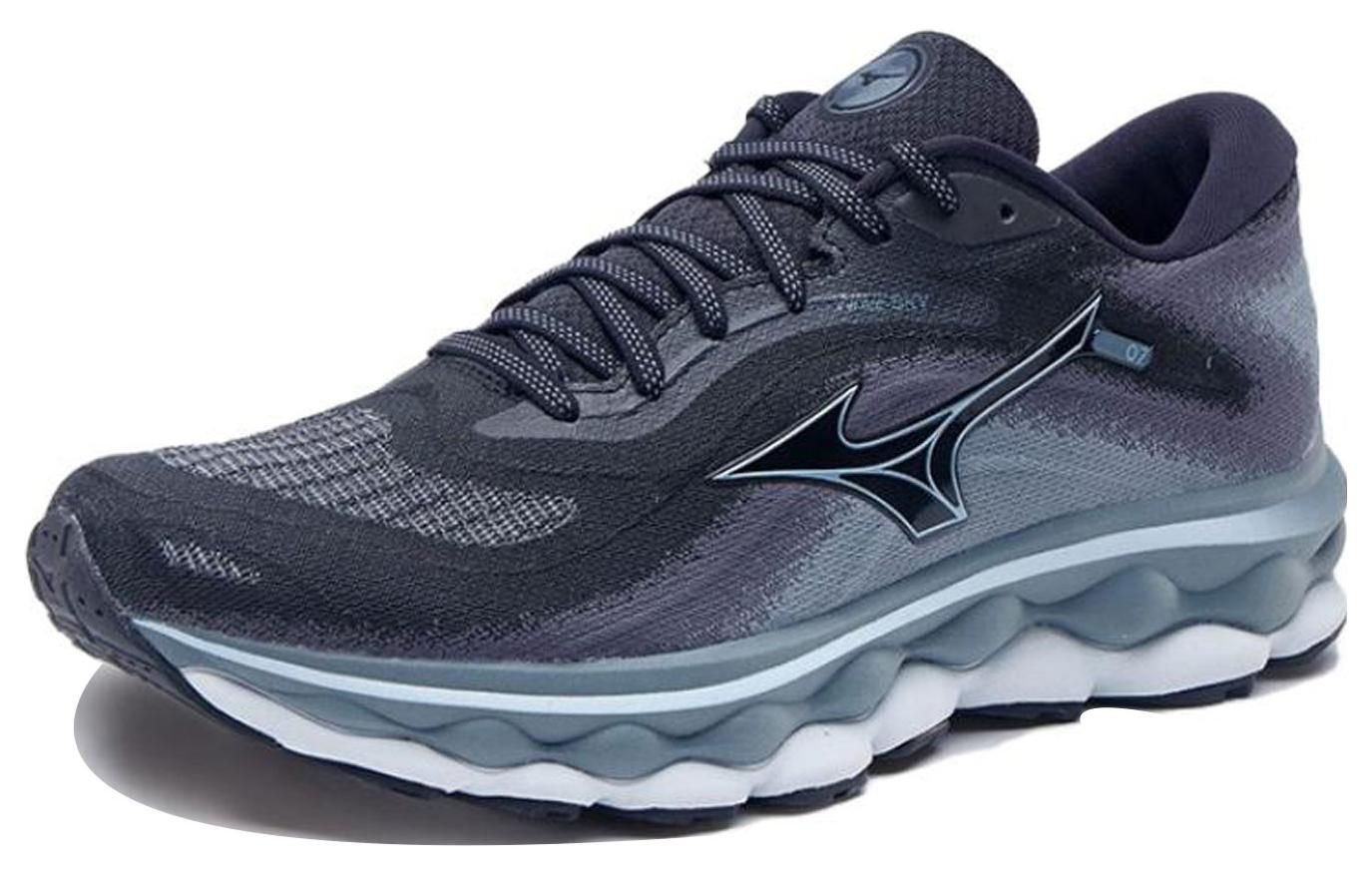 Mizuno Wave Sky 7 'Black Grey' J1GC230202 sold by KicksCrew product image thumbnail 2