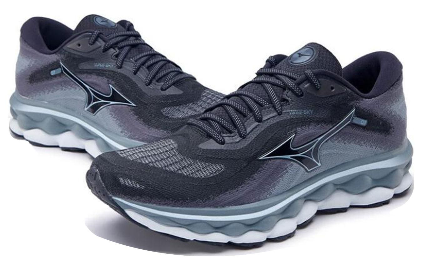 Mizuno Wave Sky 7 'Black Grey' J1GC230202 sold by KicksCrew product image thumbnail 3