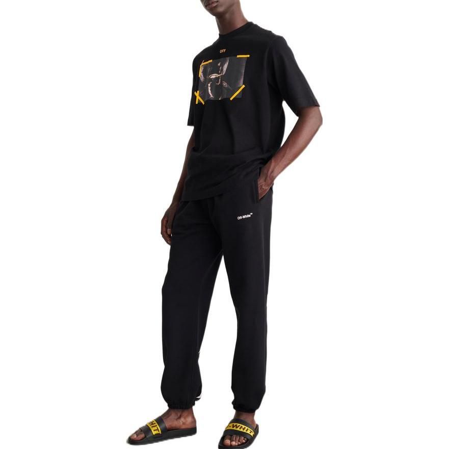 Off-White Diag Arrow Caravaggio Mercy Skate Tee 'Black' OMAA119C99JER0061001 sold by KicksCrew product image thumbnail 4