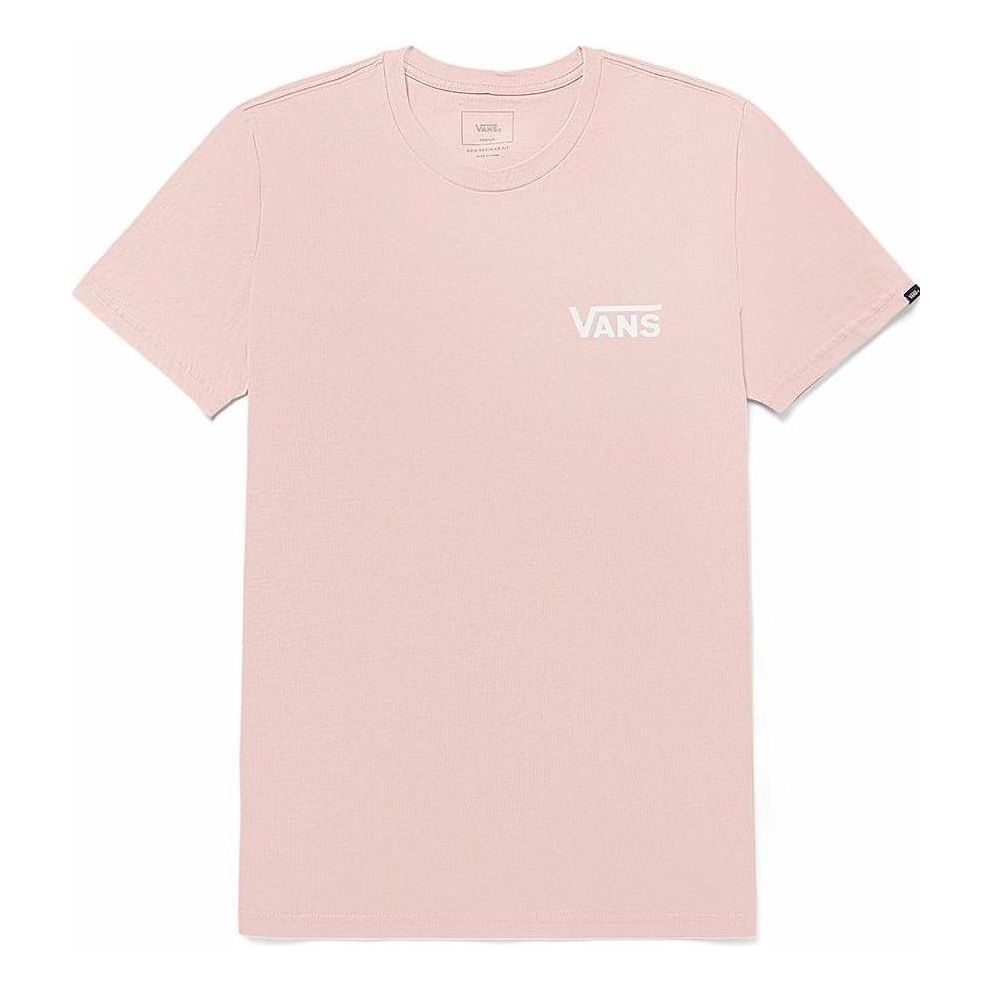 Vans Logo Casual T-Shirt 'Pink White' VN00090AYRR sold by KicksCrew