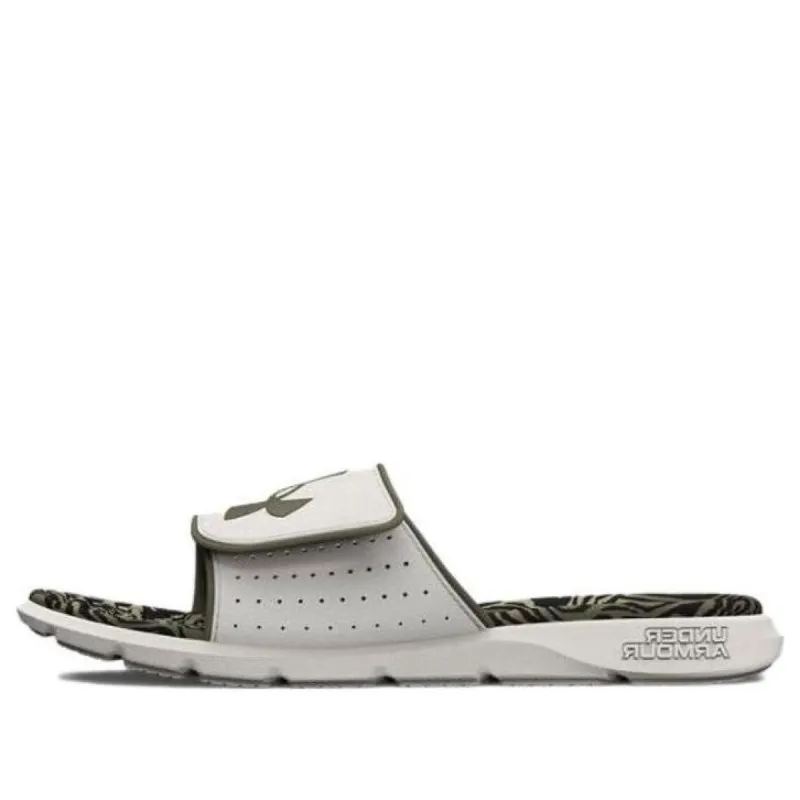 Under Armour Ignite Pro Graphic Footbed Slides 'White' 3026025-301 sold by KicksCrew