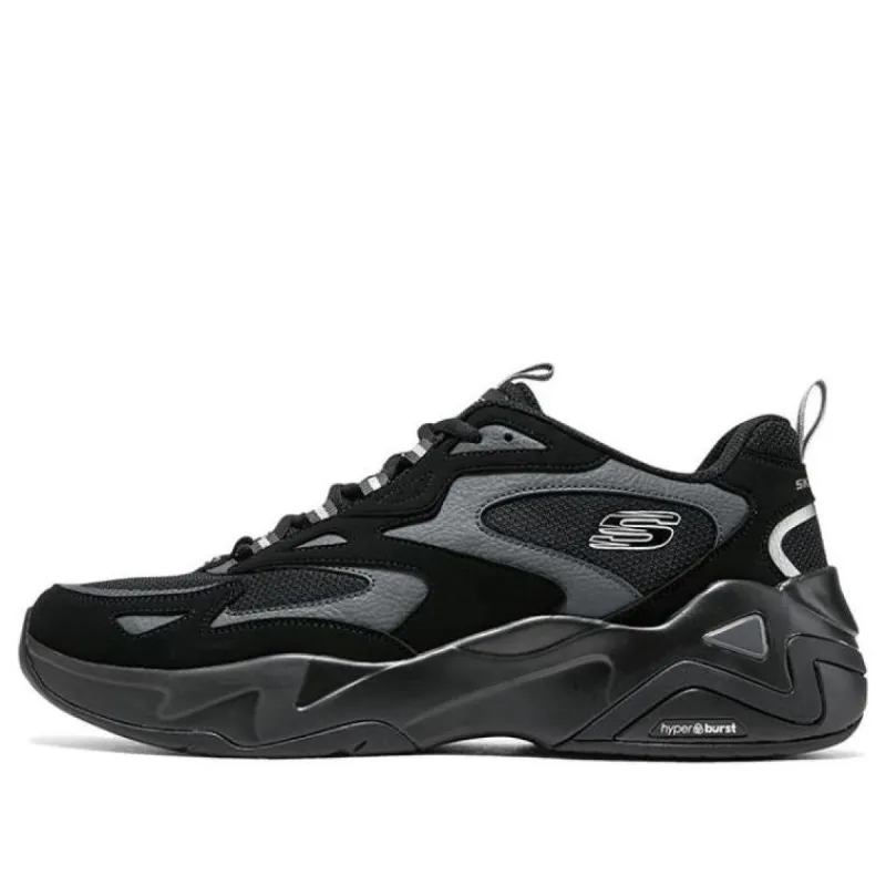 Skechers DLites Running Shoes 'Black Grey' 894253-BBK sold by KicksCrew
