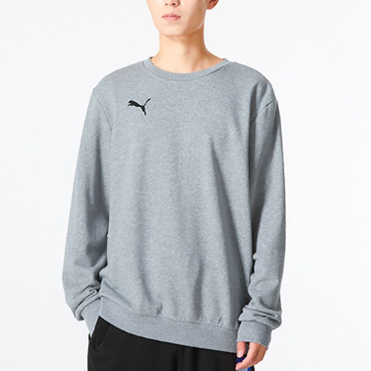 Puma ESS Logo Crew Sweater 'Grey' 656933-33 sold by KicksCrew product image thumbnail 2