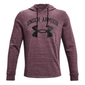 Under Armour Rival Terry Logo Hoodie 'Grape Purple' 1361559-555 sold by KicksCrew
