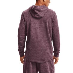 Under Armour Rival Terry Logo Hoodie 'Grape Purple' 1361559-555 sold by KicksCrew