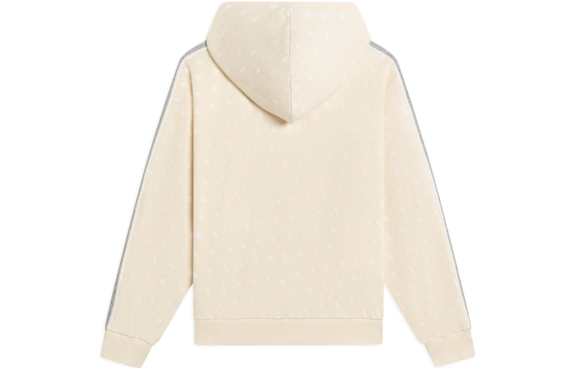 (WMNS) Li-Ning All-Over Print Hooded Jacket 'Beige' AWDS672-4 sold by KicksCrew product image thumbnail 2