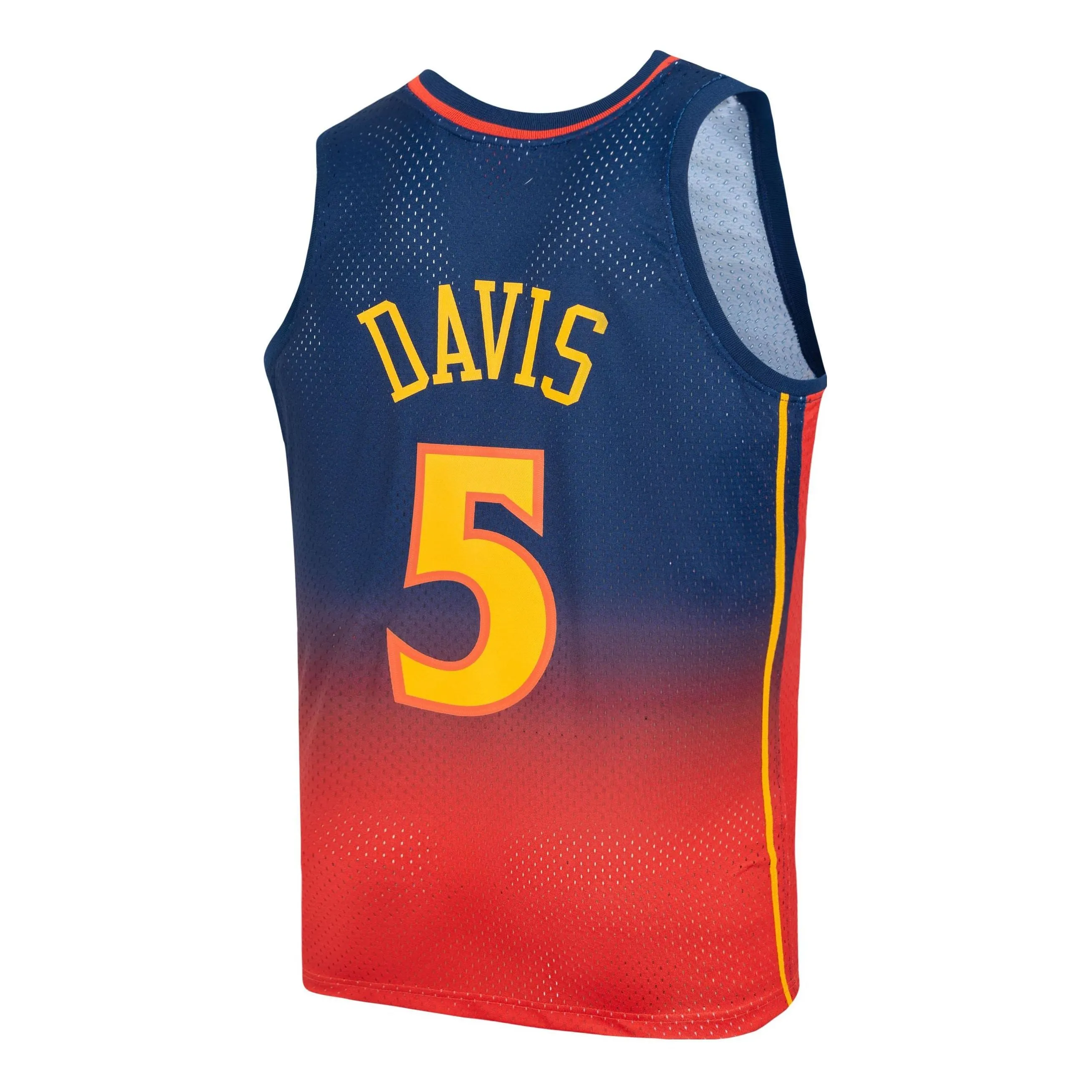Mitchell & Ness x NBA Golden State Warriors 2006-07 Swingman Jersey 'Baron Davis 5' SMJY4392-GSW06BDVNYOR sold by KicksCrew product image thumbnail 2