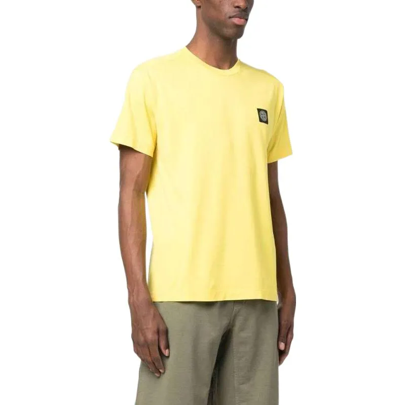 STONE ISLAND Patch T-shirt 'Yellow' 101524113-V0030 sold by KicksCrew product image thumbnail 3