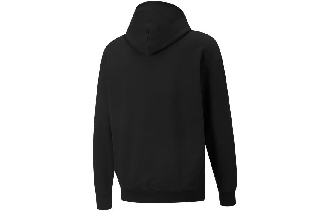 Puma Downtown Logo Hoodie 'Black' 537754-01 sold by KicksCrew product image thumbnail 2