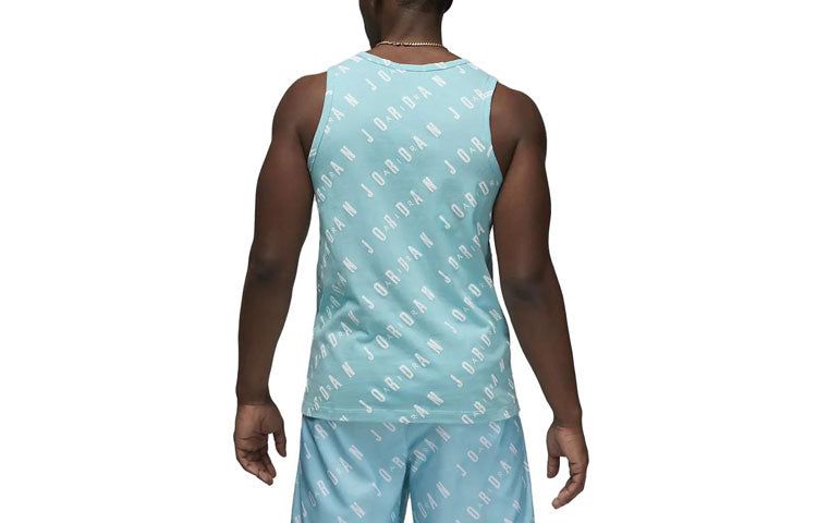 Air Jordan Essentials Men's Tank Top 'Bleached Aqua' DX9607-464 sold by KicksCrew product image thumbnail 2