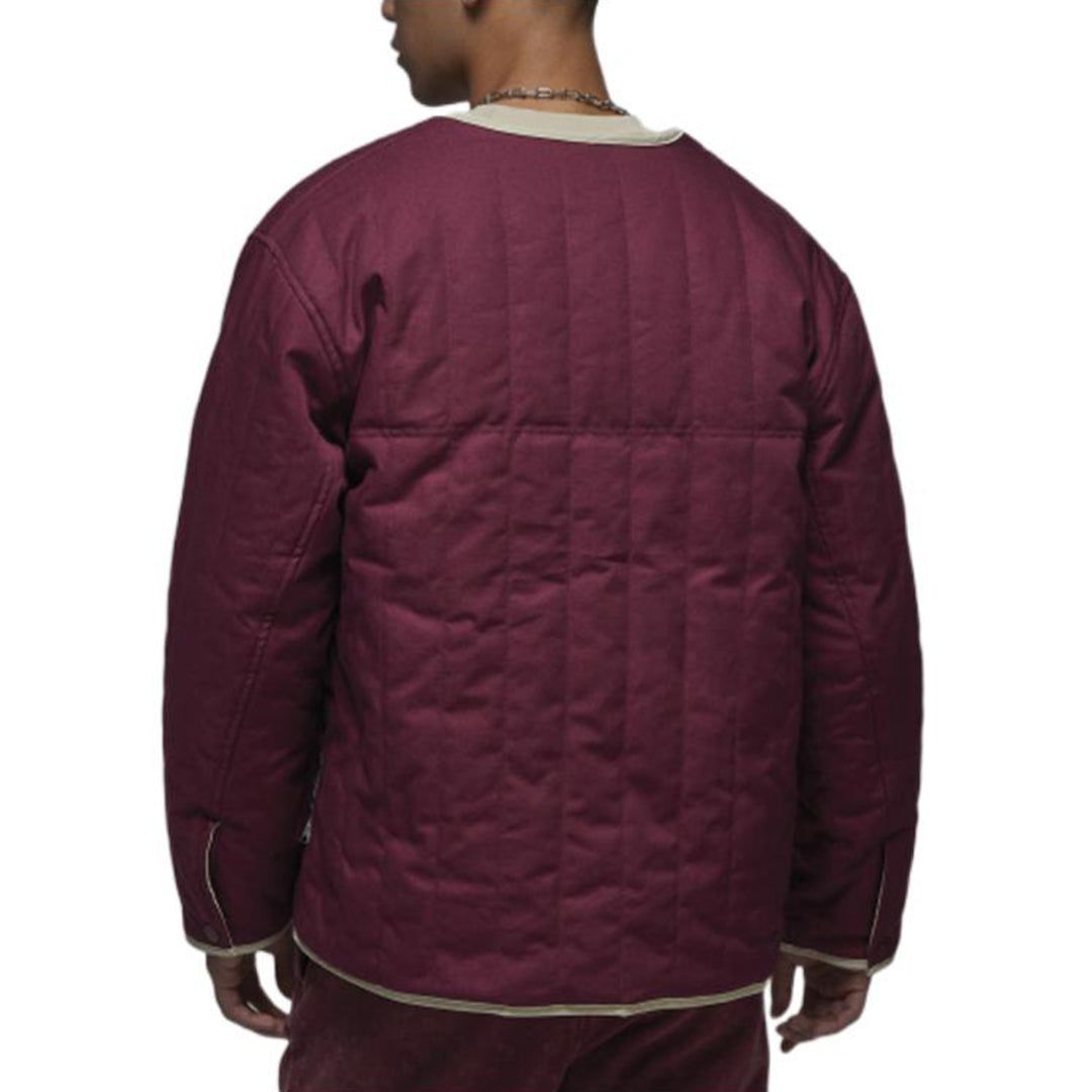 Air Jordan Flight Heritage Liner Reversible Jacket 'Beige Burgundy' DX4350-680 sold by KicksCrew product image thumbnail 5