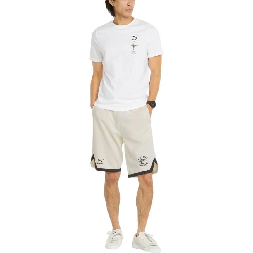 Puma 8 Pt Logo Team Shorts 'White' 536923-65 sold by KicksCrew product image thumbnail 3