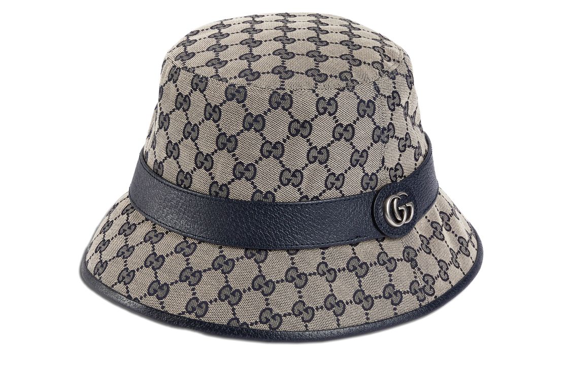 (WMNS) Gucci GG Canvas Bucket Hat 'Beige Blue' 576587-4HG53-4068 sold by KicksCrew product image thumbnail 2