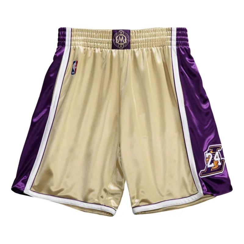 Mitchell & Ness NBA Authentic Hall Of Fame Los Angeles Lakers Kobe Bryant 1996-2016 Shorts 'Gold Purple' ASHRCP20025-LALGOLD96KBR sold by KicksCrew