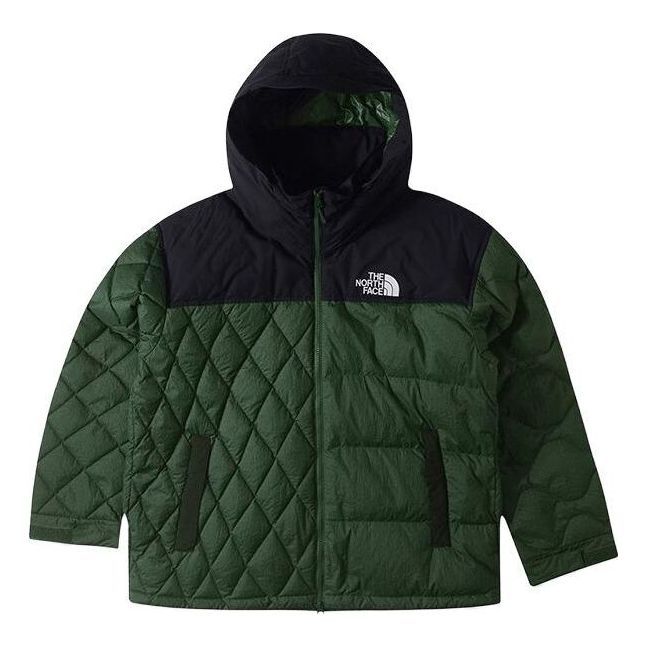 THE NORTH FACE Hooded Full Zip Puffer Jacket 'Green' NF0A83Q3-I0P sold by KicksCrew
