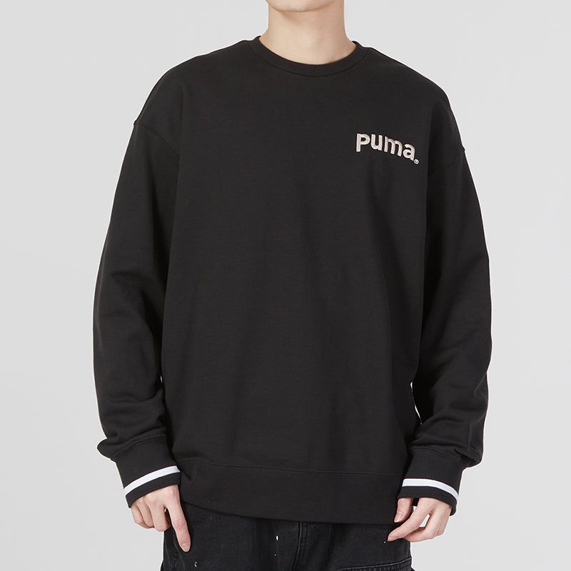 Puma Team Crew Tr Logo Sweater 'Black' 620614-01 sold by KicksCrew product image thumbnail 3