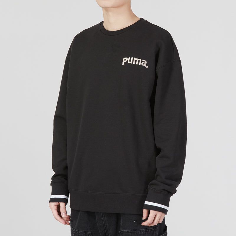 Puma Team Crew Tr Logo Sweater 'Black' 620614-01 sold by KicksCrew product image thumbnail 5
