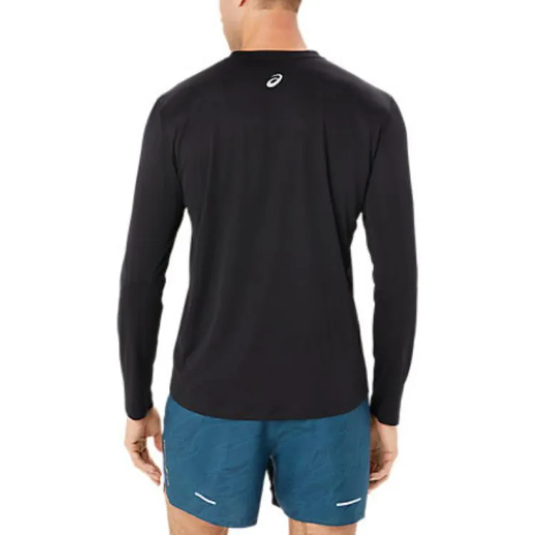 ASICS Fujitrail Logo Long Sleeve T-shirt 'Black Yellow' 2011C987-001 sold by KicksCrew product image thumbnail 2