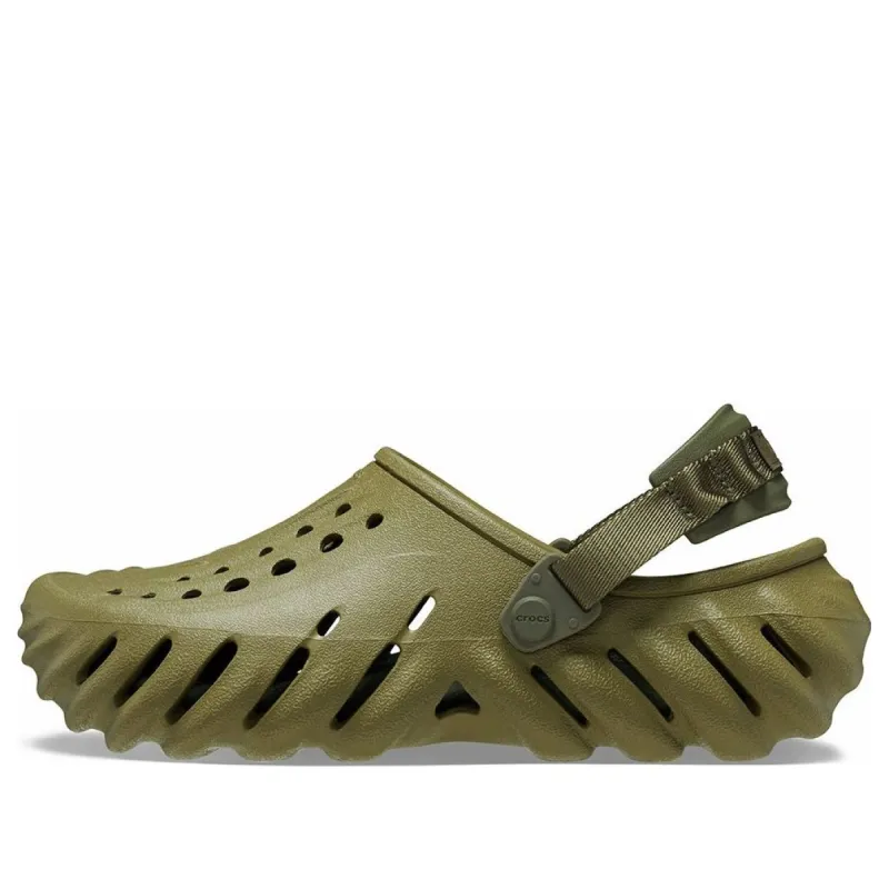 Crocs Echo Clogs 'Olive Green' 207937-3UA sold by KicksCrew