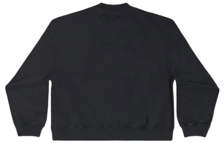 Balenciaga Cities Paris Embroidered Logo Sweatshirt 'Black' 697869TLVL81000 sold by KicksCrew product image thumbnail 2