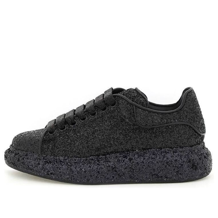 Alexander McQueen Larry Oversize Glittered Sneakers 'Black' 708072W4JF81000 sold by KicksCrew