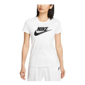 売れ筋商品|||ナイキ Tシャツ レディース トップス TEE - Basic T-shirt - white/black Nike Women's Essential T-Shirt in Black/White Nike