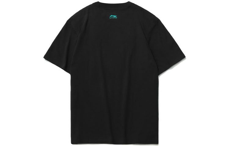 Li-Ning Graphic Loose Fit T-shirt 'Black' AHSR075-2 sold by KicksCrew product image thumbnail 2