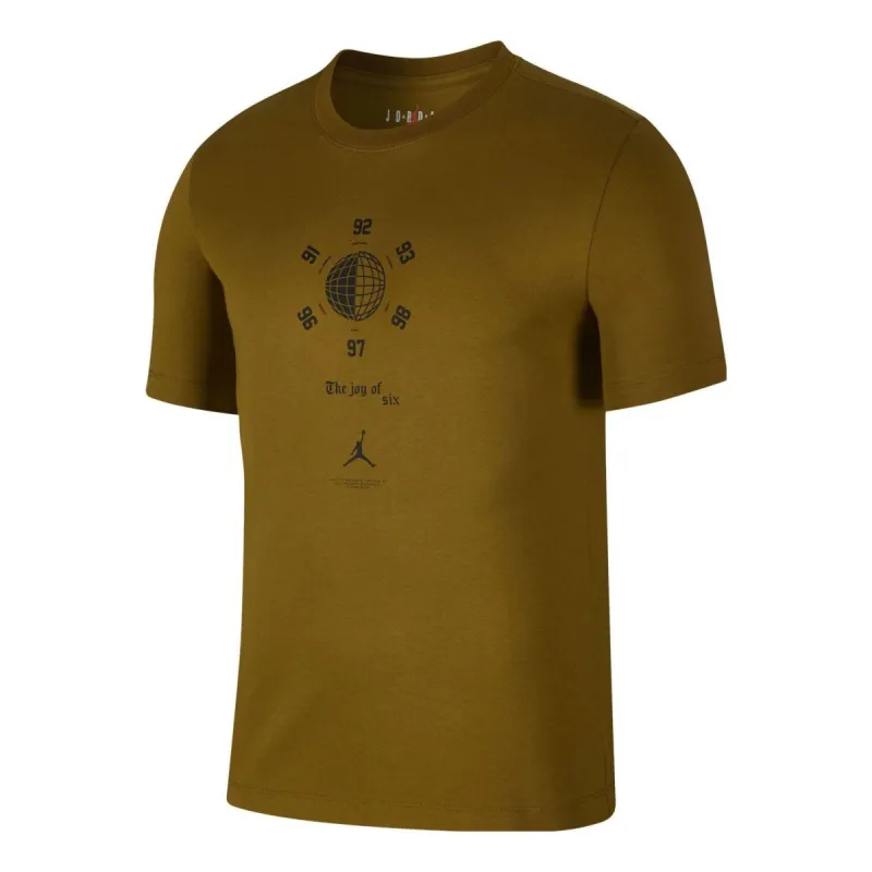 Air Jordan Love 6 Basketball Sports T-shirt 'Olive Green' AT8928-368 sold by KicksCrew