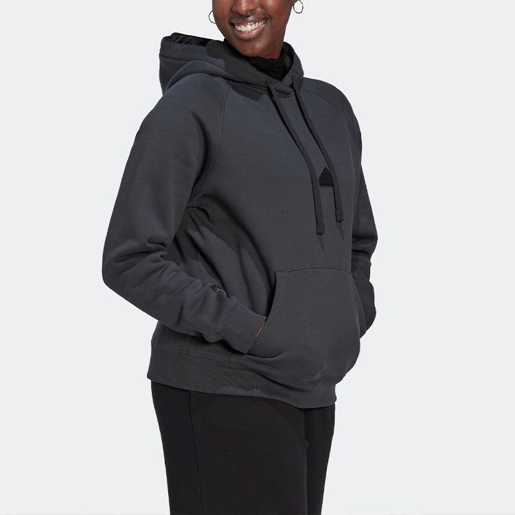 (WMNS) adidas Oversized Hoodie Sweatshirt 'Grey' HM2854 sold by KicksCrew product image thumbnail 5