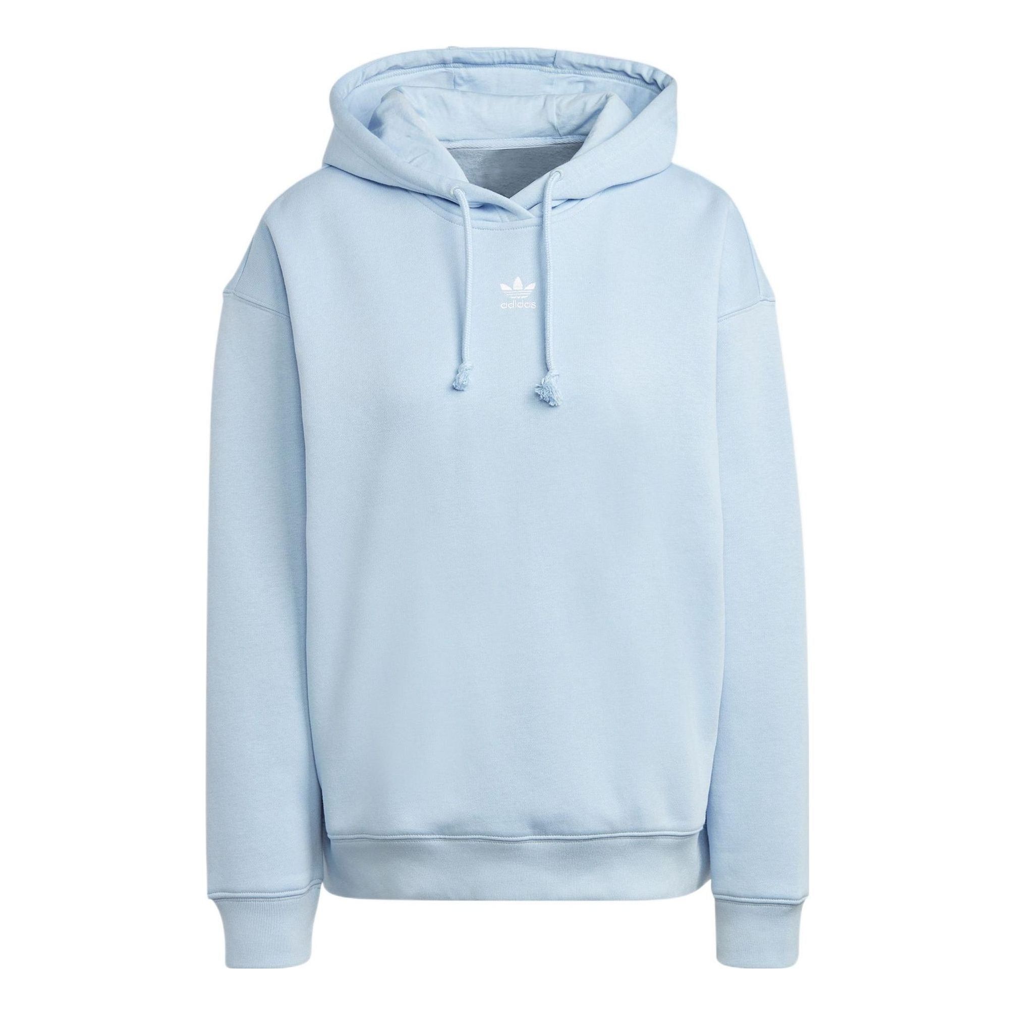 (WMNS) adidas Logo Hoodie 'Baby Blue' IK7690 sold by KicksCrew